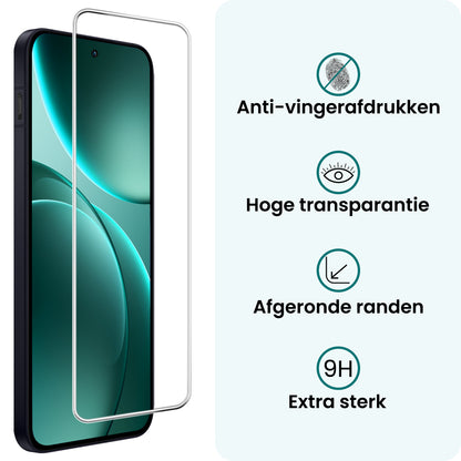 Forterra OPPO Find X9 Screenprotector Gehard Glas - Anti-kras