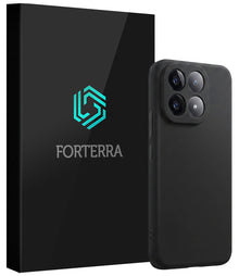 Forterra Xiaomi 15T Hoesje Siliconen Backcover Lichtgewicht - Zwart