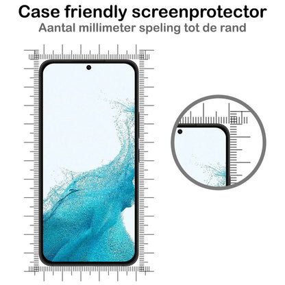 Forterra Samsung S22 Screenprotector Gehard Glas - Full Screen