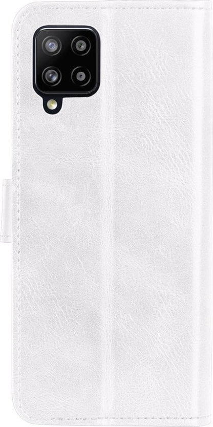 Forterra Samsung A42 Hoesje Bookcase Cover met Kaarthouder - Wit