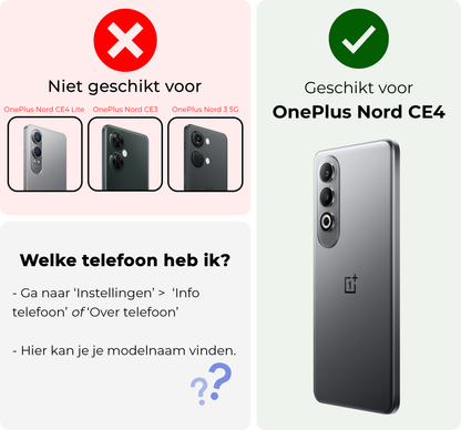 Forterra OnePlus Nord CE 4 Screenprotector Gehard Glas - Full Screen