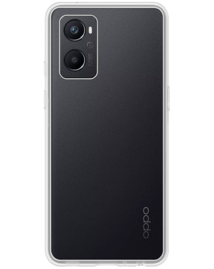 Forterra OPPO A76 Hoesje Siliconen Backcover Lichtgewicht - Transparant