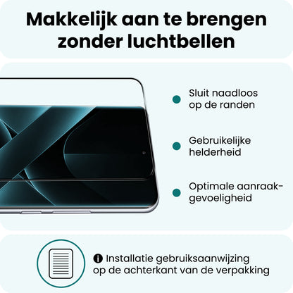 Forterra Xiaomi Poco X7 Screenprotector Gehard Glas - Full Screen