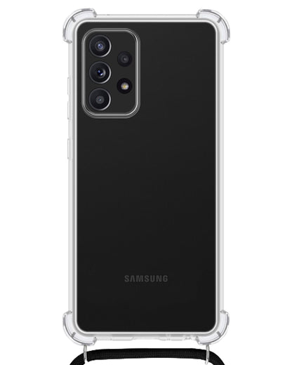 Forterra Samsung A52s Hoesje met Koord Backcover Shockproof - Transparant