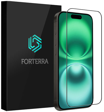 Forterra iPhone 16 Screenprotector Gehard Glas - Full Screen