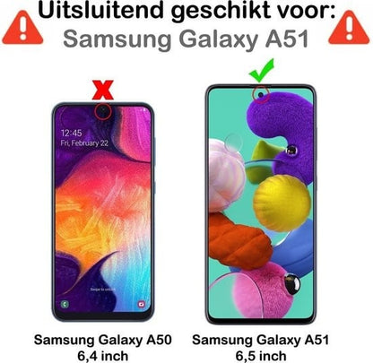 Forterra Samsung A51 Screenprotector Gehard Glas - Anti-kras