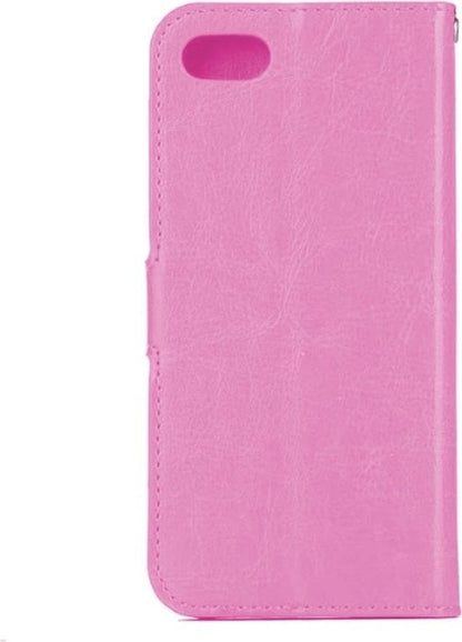 Forterra iPhone 8 Hoesje Bookcase Cover met Kaarthouder - Lichtroze