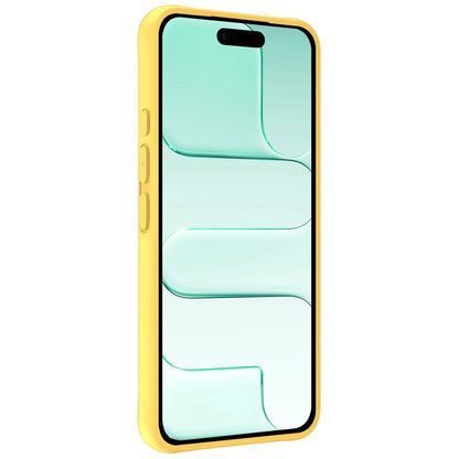 Forterra iPhone Air Hoesje Siliconen Backcover Lichtgewicht - Geel