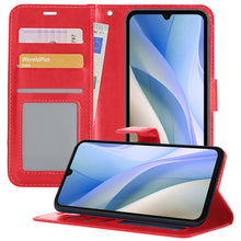 Forterra Samsung A15 Hoesje Bookcase Cover met Kaarthouder - Rood