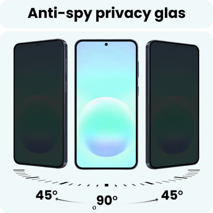 Forterra Samsung A57 Screenprotector Gehard Glas - Privacy