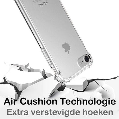 Forterra iPhone SE 2020 Hoesje Shockproof Backcover Siliconen - Transparant