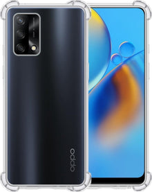 Forterra OPPO A74 4G Hoesje Shockproof Backcover Siliconen - Transparant