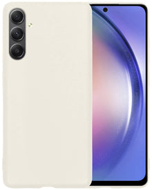 Forterra Samsung A54 Hoesje Siliconen Backcover Lichtgewicht - Wit