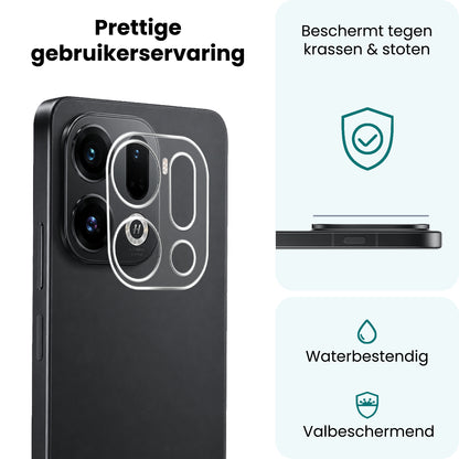 Forterra OPPO Find X9 Pro Camera Screenprotector Gehard Glas