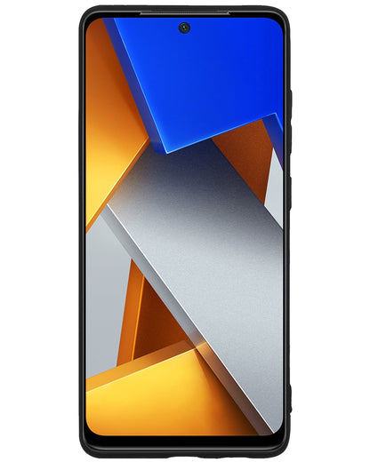 Forterra Poco M4 Pro 4G Hoesje Siliconen Backcover Lichtgewicht - Zwart