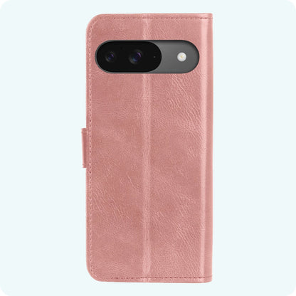 Forterra Google Pixel 10 Hoesje Bookcase Cover met Kaarthouder - Rosé goud