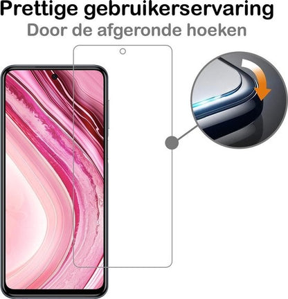 Forterra Xiaomi Redmi Note 9 Pro Screenprotector Gehard Glas - Anti-kras
