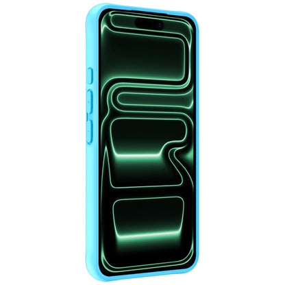 Forterra iPhone 17 Pro Hoesje Siliconen Backcover Lichtgewicht - Lichtblauw