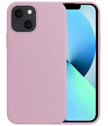 Forterra iPhone 13 Hoesje Siliconen Backcover Lichtgewicht - Lila