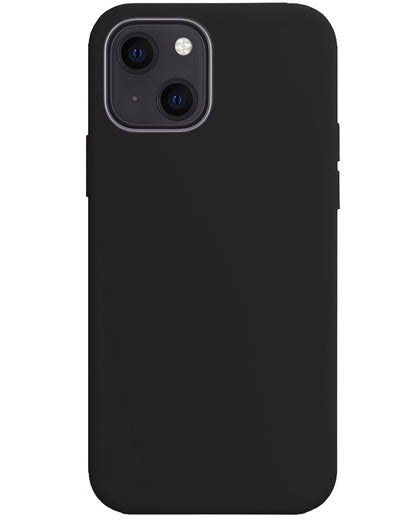 Forterra iPhone 15 Hoesje Siliconen Backcover Lichtgewicht - Zwart