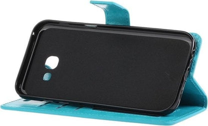 Forterra Samsung Galaxy A5 2017 Hoesje Bookcase Cover met Kaarthouder - Turquoise