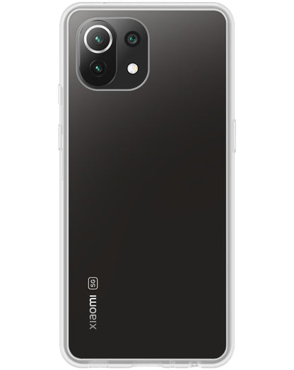 Forterra Xiaomi Mi 11 Hoesje Siliconen Backcover Lichtgewicht - Transparant