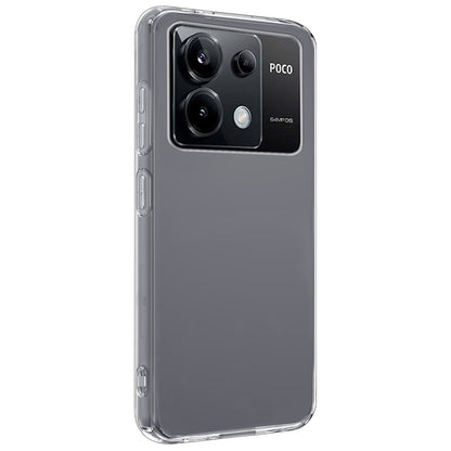 Forterra Xiaomi Poco X6 Hoesje Siliconen Backcover Lichtgewicht - Transparant