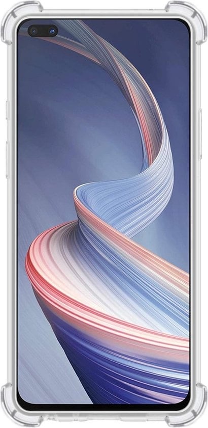 Forterra OPPO Reno4 Z 5G Hoesje Shockproof Backcover Siliconen - Transparant