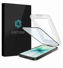 Forterra iPhone 17 Screenprotector Flexibel Glas met Installatieframe