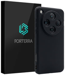 Forterra OPPO Find X8 Pro Hoesje Siliconen Backcover Lichtgewicht - Zwart