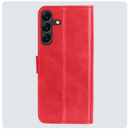 Forterra Samsung A15 Hoesje Bookcase Cover met Kaarthouder - Rood