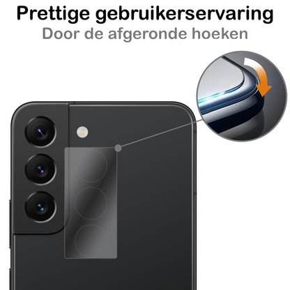 Forterra Samsung S22 Camera Screenprotector Gehard Glas