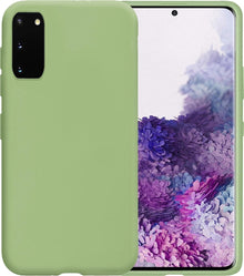 Forterra Samsung S20 Hoesje Siliconen Backcover Lichtgewicht - Groen