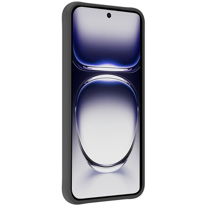 Forterra OPPO Reno 12 Pro Hoesje Siliconen Backcover Lichtgewicht - Zwart