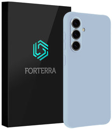 Forterra Samsung A57 Hoesje Siliconen Backcover Lichtgewicht - Lichtblauw