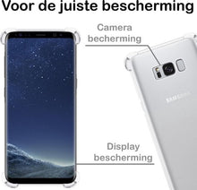 Forterra Samsung S8 Hoesje Shockproof Backcover Siliconen - Transparant