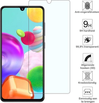 Forterra Samsung A41 Screenprotector Gehard Glas - Anti-kras