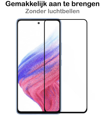 Forterra Samsung A53 Screenprotector Gehard Glas - Full Screen