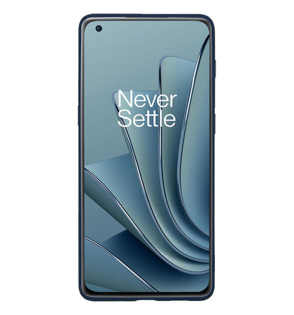 Forterra OnePlus 10 Pro Hoesje Siliconen Backcover Lichtgewicht - Donkerblauw