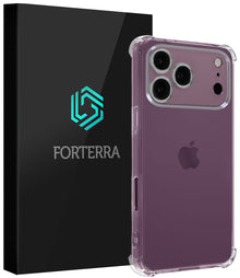 Forterra iPhone 18 Pro Hoesje Shockproof Backcover Siliconen - Transparant