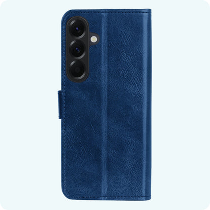 Forterra Samsung A57 Hoesje Bookcase Cover met Kaarthouder - Donkerblauw