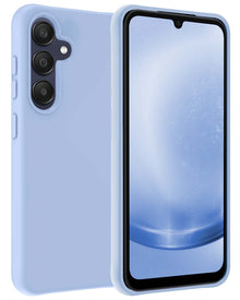 Forterra Samsung A25 Hoesje Siliconen Backcover Lichtgewicht - Lichtblauw