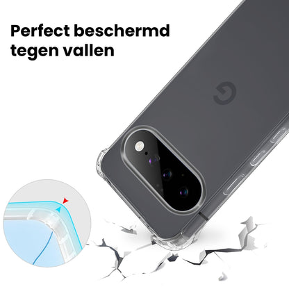 Forterra Google Pixel 11 Pro Hoesje Shockproof Backcover Siliconen - Transparant