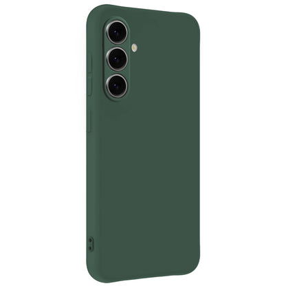 Forterra Samsung S25 Plus Hoesje Siliconen Backcover Lichtgewicht - Donkergroen