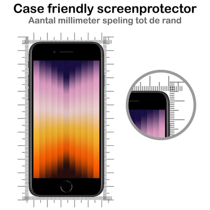 Forterra iPhone SE 2022 Screenprotector Gehard Glas - Anti-kras