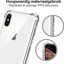 Forterra iPhone Xs Max Hoesje Shockproof Backcover Siliconen - Transparant