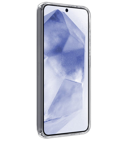 Forterra Samsung A55 Hoesje Siliconen Backcover Lichtgewicht - Transparant
