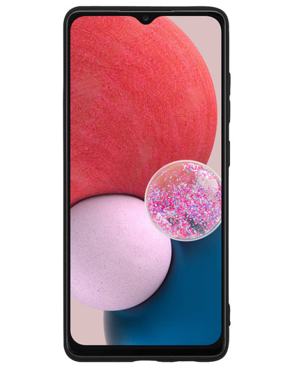 Forterra Samsung A13 4G Hoesje Siliconen Backcover Lichtgewicht - Zwart