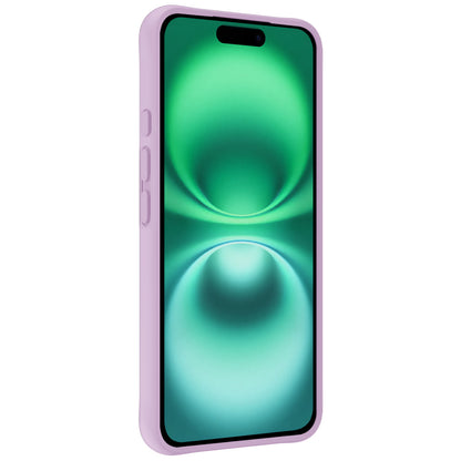 Forterra iPhone 16 Plus Hoesje Siliconen Backcover Lichtgewicht - Lila