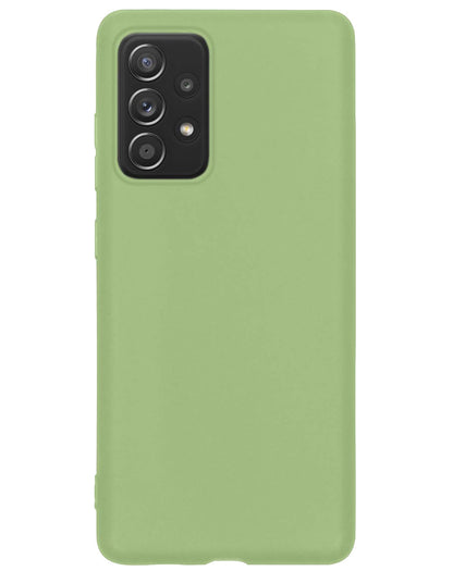 Forterra Samsung A33 Hoesje Siliconen Backcover Lichtgewicht - Groen
